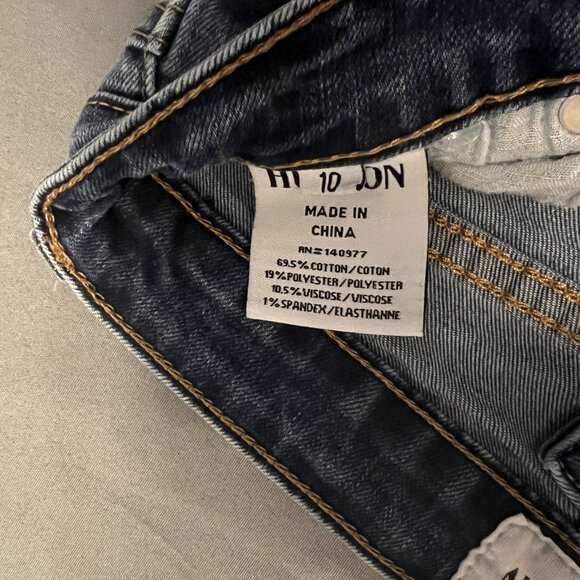 Hudson Kids Girls Skinny Jeans Size 10 Medium Wash Premium Denim Stretch - Picture 5 of 8